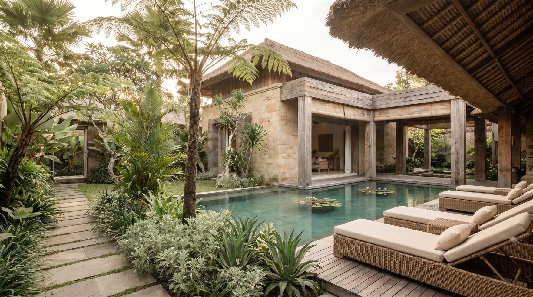 Tranquil Bali villa and garden